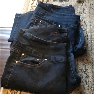 Jag Jeans pull on jeans. Sz 12. High rise skinny.